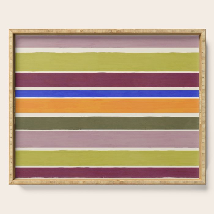 Modern Craft Summer Collection - Roman Stripes Serving Tray Gallery Image 1