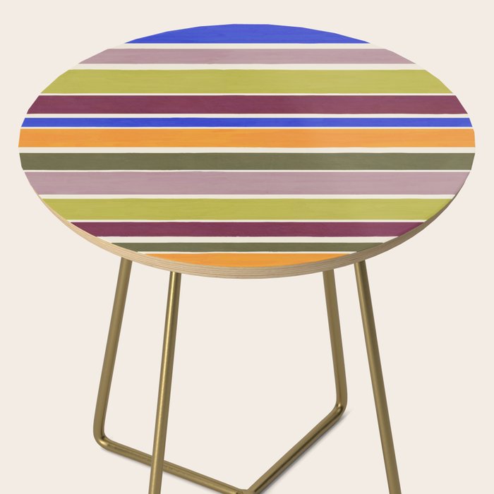Modern Craft Summer Collection - Roman Stripes Side Table Gallery Image 2