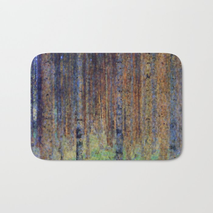 Gustav Klimt Pine Forest II Bath Mat Gallery Image 1