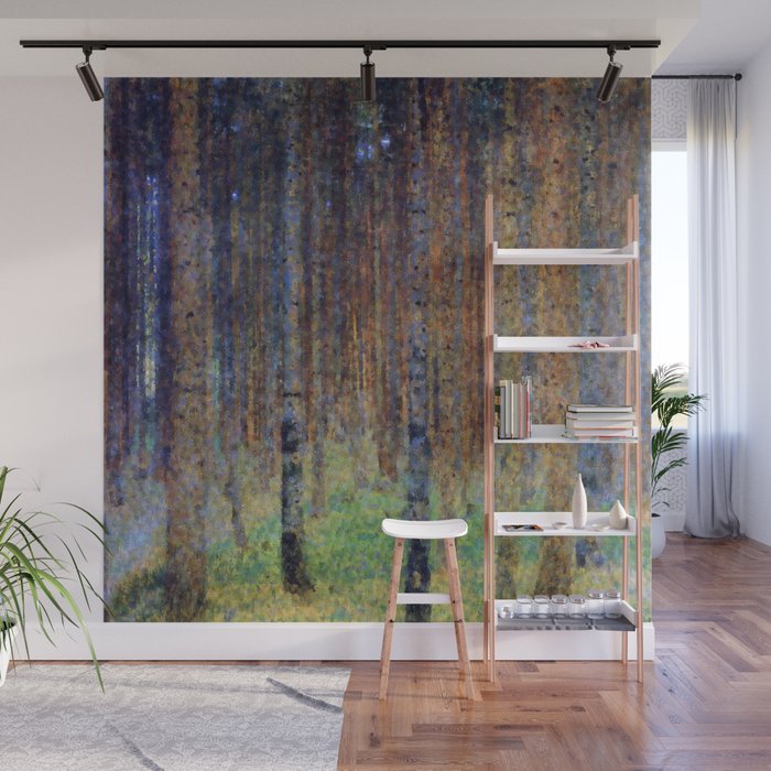 Gustav Klimt Pine Forest II Wall Mural Gallery Image 1