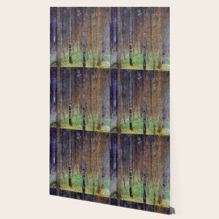 Gustav Klimt Pine Forest II Wallpaper Gallery Image 2