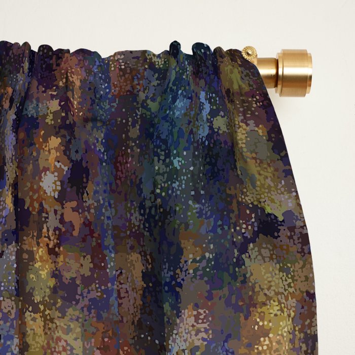 Gustav Klimt Pine Forest II Window Curtain Gallery Image 2