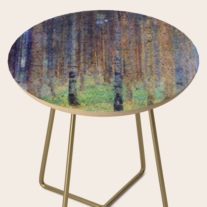 Gustav Klimt Pine Forest II Side Table Gallery Image 2