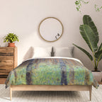 Gustav Klimt Pine Forest II Comforter Gallery Image 3