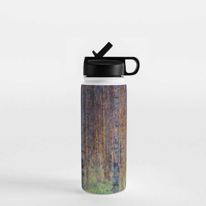 Gustav Klimt Pine Forest II Water Bottle Gallery Image 1