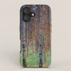 Gustav Klimt Pine Forest II iPhone Case Gallery Image 1
