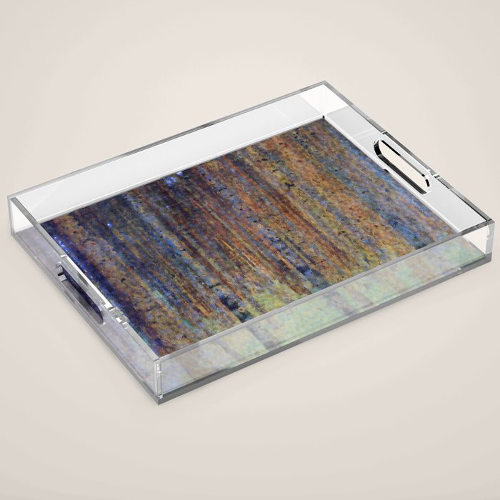 Gustav Klimt Pine Forest II Acrylic Tray Gallery Image 1
