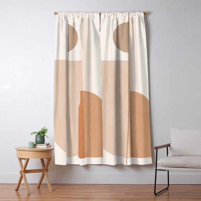 Minimal Geometric Shapes 9 Window Curtain Gallery Image 5