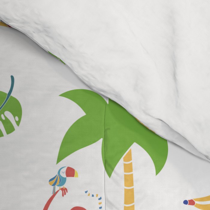 Tropical Monkey Island Comforter Gallery Image 4