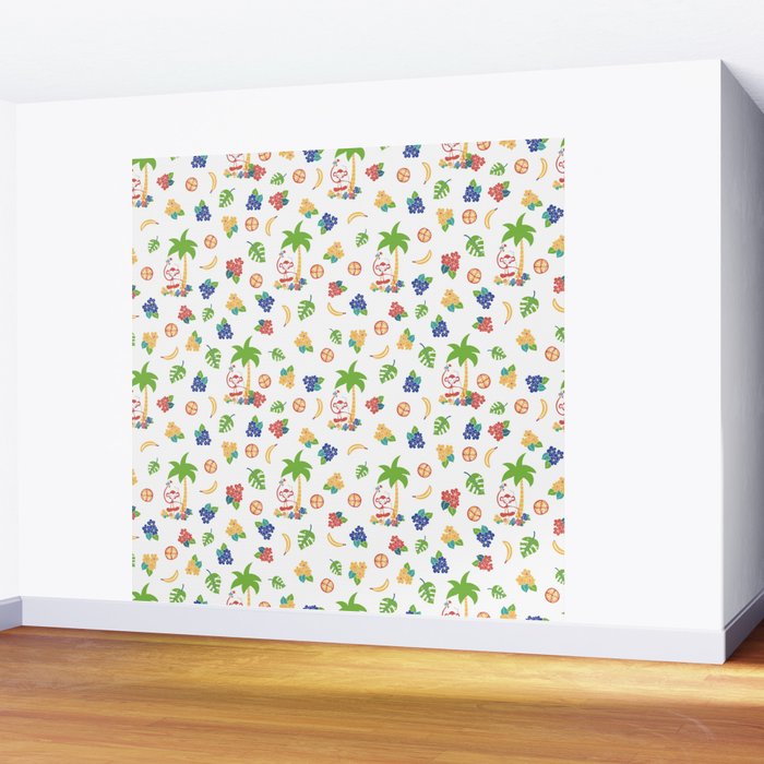 Tropical Monkey Island Wall Mural Gallery Image 2