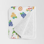 Tropical Monkey Island Throw Blanket Gallery Image 3