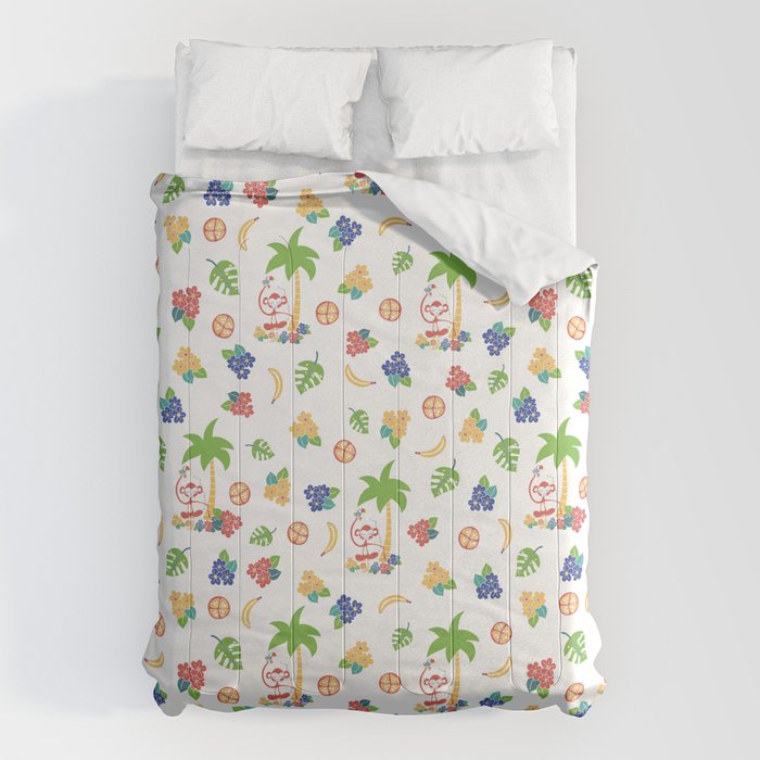 Tropical Monkey Island Comforter Gallery Image 1