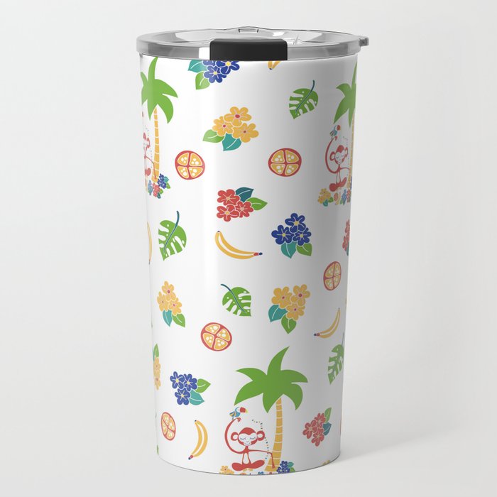 Tropical Monkey Island Travel Mug Gallery Image 1