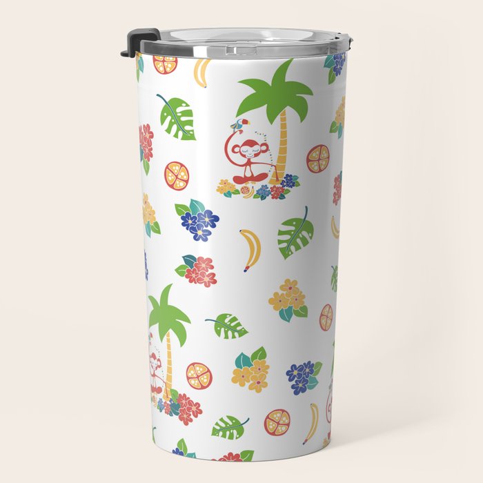 Tropical Monkey Island Travel Mug Gallery Image 3