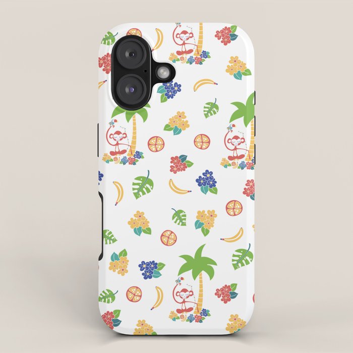 Tropical Monkey Island iPhone Case Gallery Image 1