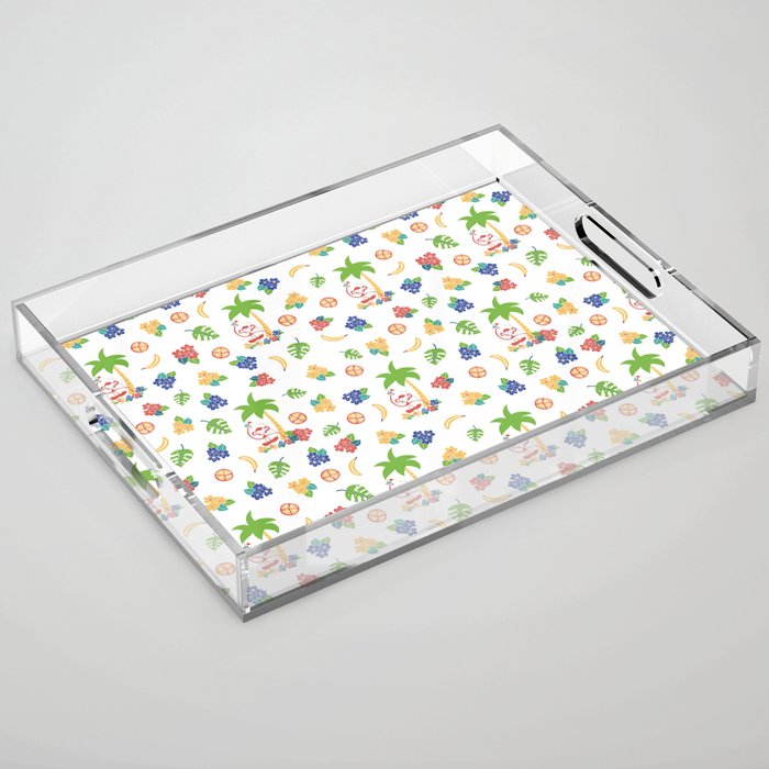Tropical Monkey Island Acrylic Tray Gallery Image 1