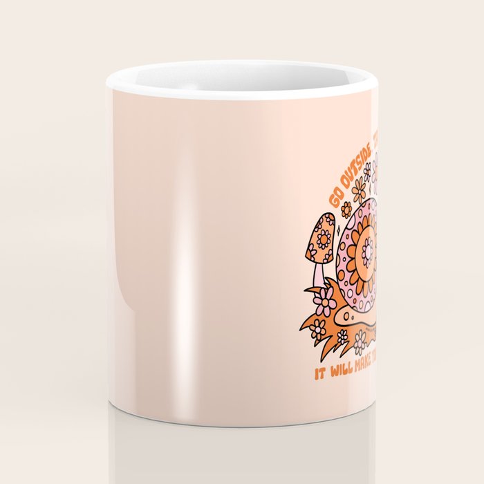 Go Outside Coffee Mug Gallery Image 4