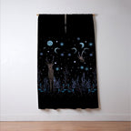 Deer in Winter Night Forest Window Curtain Gallery Image 3