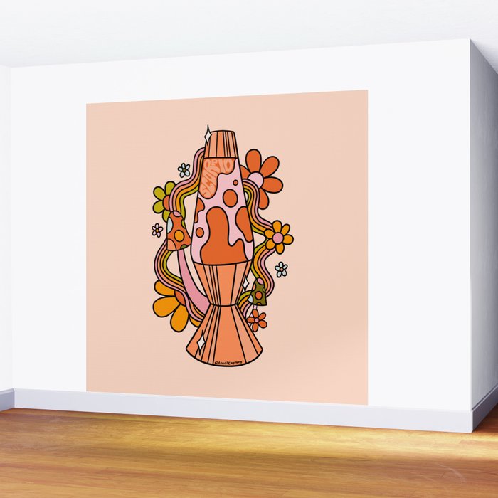 Scorpio Lava Lamp Wall Mural Gallery Image 2