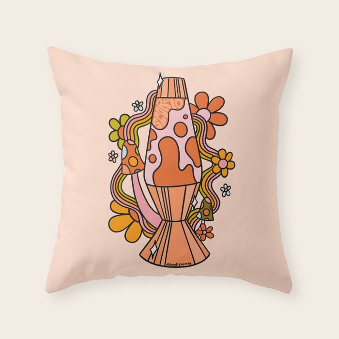 Scorpio Lava Lamp Throw Pillow Gallery Image 6