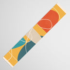Minimal Colorful Abstract Shapes 3 Table Runner Gallery Image 3