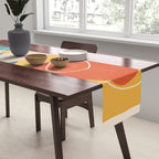 Minimal Colorful Abstract Shapes 3 Table Runner Gallery Image 2