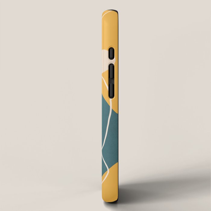 Minimal Colorful Abstract Shapes 3 iPhone Case Gallery Image 2