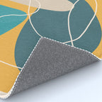 Minimal Colorful Abstract Shapes 3 Rug Gallery Image 4