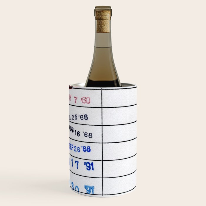 Date Due #2 - Retro Photograph Wine Chiller Gallery Image 2