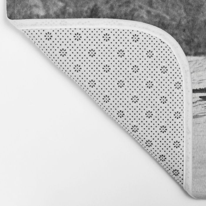 Surfing Diamond Head, Hawaii Bath Mat Gallery Image 2