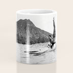 Surfing Diamond Head, Hawaii Coffee Mug Gallery Image 4