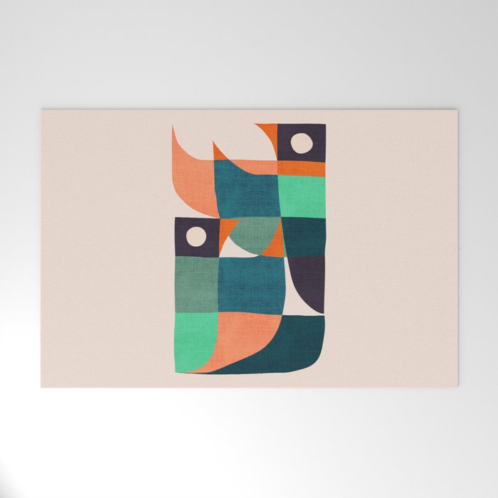 Two birds dancing Welcome Mat Gallery Image 1