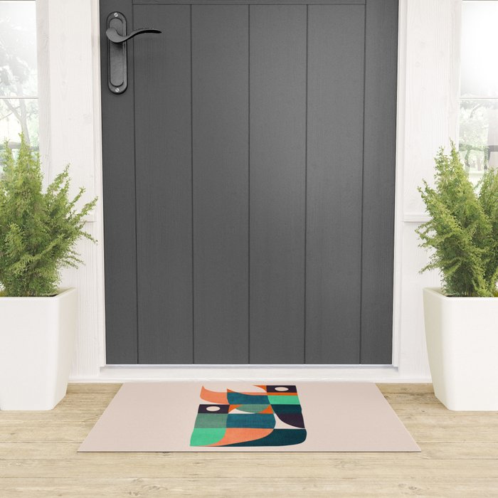 Two birds dancing Welcome Mat Gallery Image 3