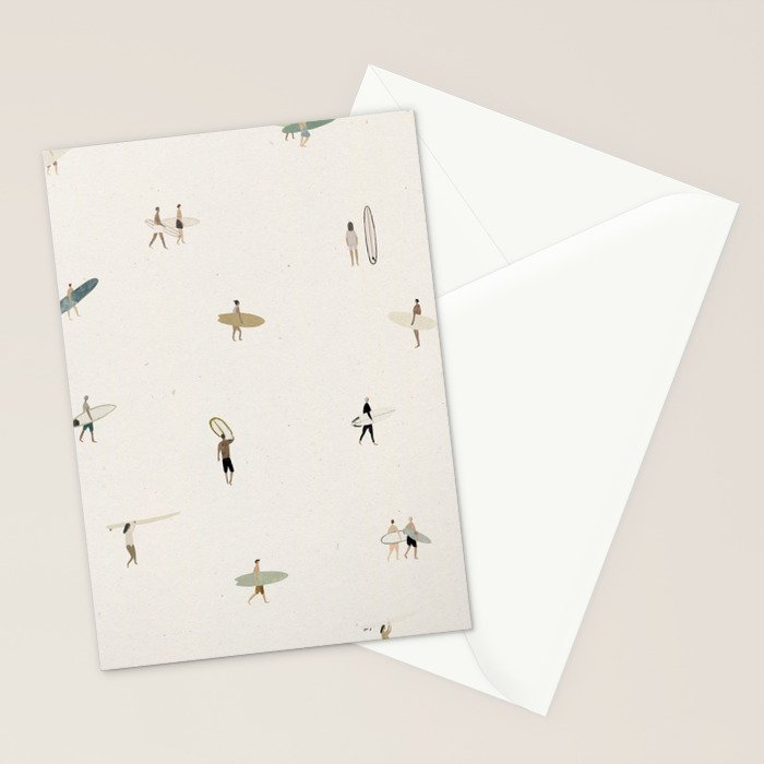Tiny Surfers Stationery Card Gallery Image 2