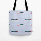 Sardines In The Sea Pattern Tote Bag Gallery Image 1
