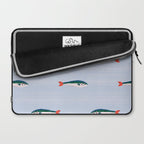 Sardines In The Sea Pattern Laptop Sleeve Gallery Image 2