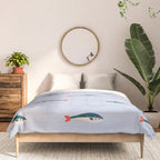 Sardines In The Sea Pattern Comforter Gallery Image 3