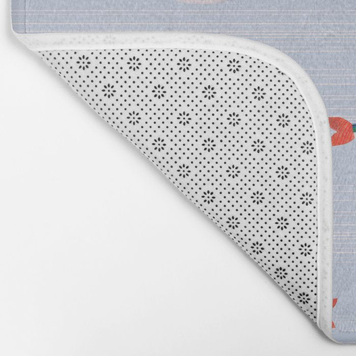 Sardines In The Sea Pattern Bath Mat Gallery Image 2