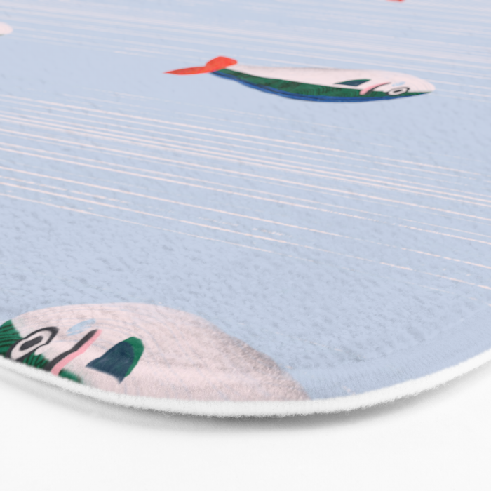 Sardines In The Sea Pattern Bath Mat Gallery Image 3
