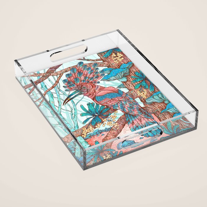 River Hoopoe Acrylic Tray Gallery Image 1