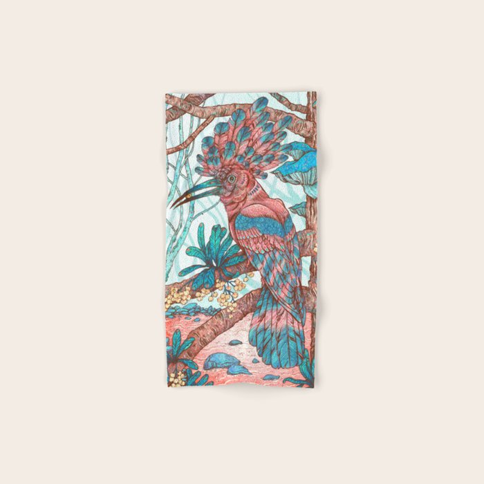 River Hoopoe Bath Towel Gallery Image 1