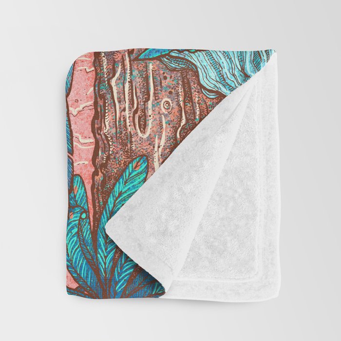 River Hoopoe Throw Blanket Gallery Image 3