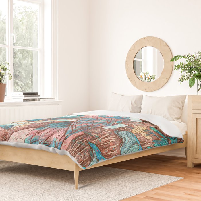 River Hoopoe Duvet Cover Gallery Image 2