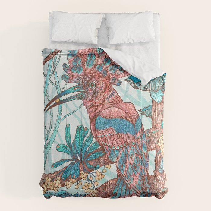 River Hoopoe Comforter Gallery Image 6