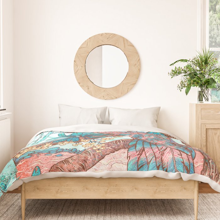 River Hoopoe Duvet Cover Gallery Image 3