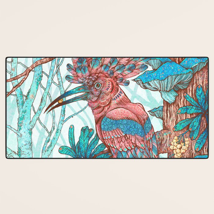 River Hoopoe Desk Mat Gallery Image 3