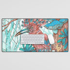 River Hoopoe Desk Mat Gallery Image 1