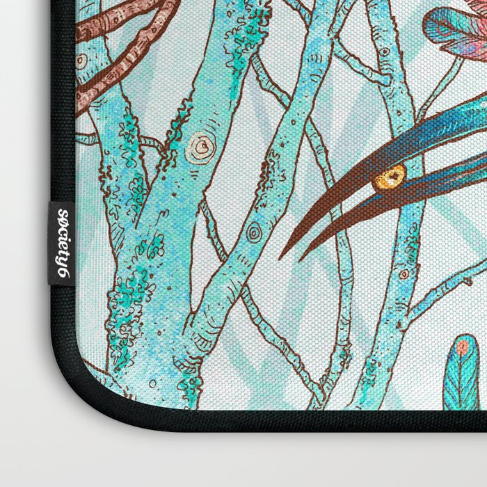 River Hoopoe Laptop Sleeve Gallery Image 3
