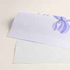 purple iris watercolor Wrapping Paper Gallery Image 2