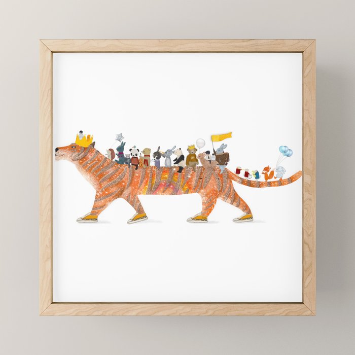 starlight tigerdoodle Mini Art Print Gallery Image 1